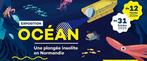 Affiche illustration de Océan, une plongée insolite en Normandie