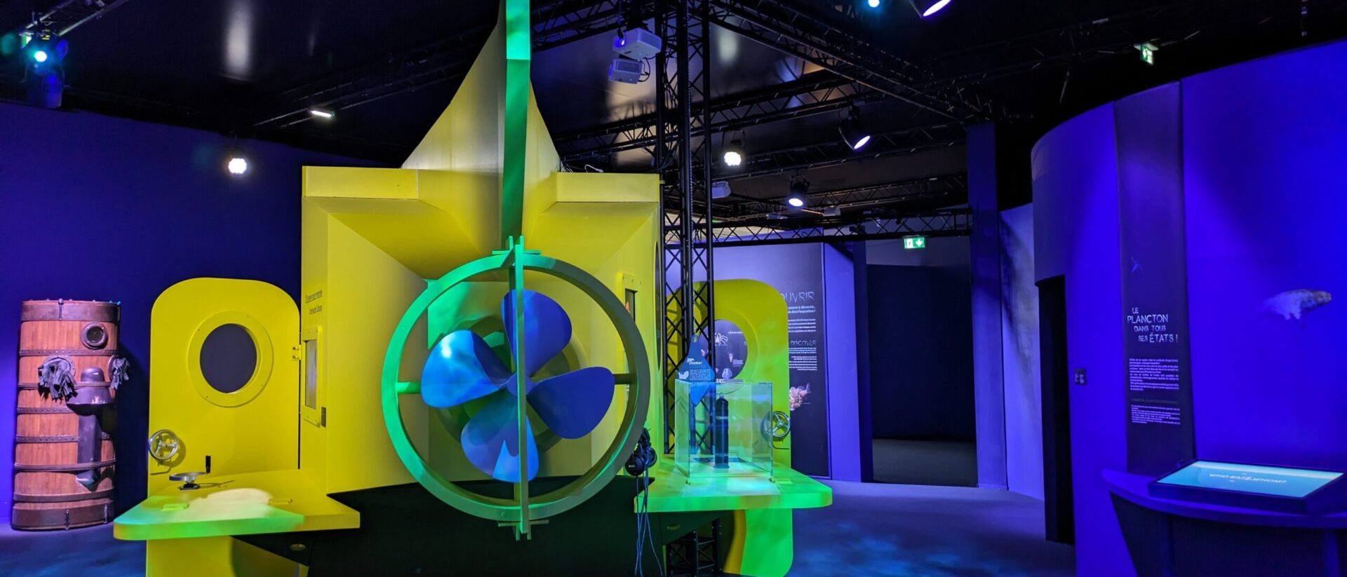 Photo du Nautile dans l'exposition "Océan, une plongée insolite en Normandie" - Agrandir l'image, fenêtre modale