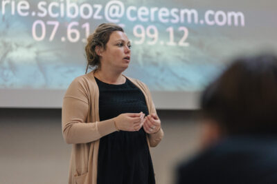 Photo de la Rencontre avec Marie Sciboz à l'Atrium - Agrandir l'image 2 sur 6, fenêtre modale