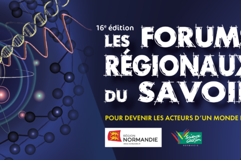 Bannière pour la 16e édition des Forums régionaux du Savoir