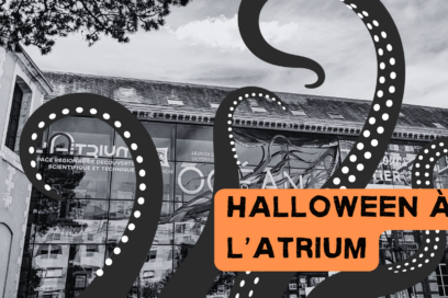 Image promotionnelle pour la soirée Halloween à l'Atrium - Agrandir l'image, fenêtre modale