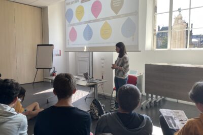 Photo de la Rencontre avec Juliette Crémer à l'Atrium - Agrandir l'image 6 sur 6, fenêtre modale