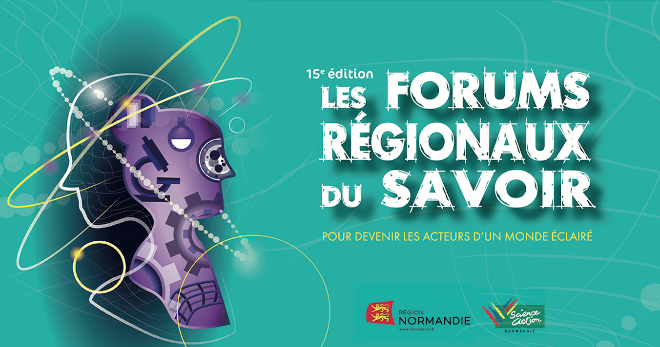 Bannière pour la 15e édition des Forums Régionaux du Savoir