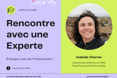 Visuel de promotion de la Rencontre avec Isabelle Charrier - Agrandir l'image, fenêtre modale
