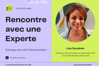 Visuel de promotion de la Rencontre avec Lina Soualmia - Agrandir l'image, fenêtre modale
