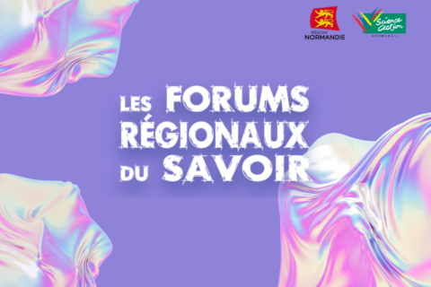 Affiche pour les anciens Forums Régionaux du Savoir